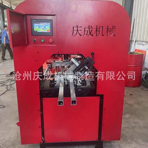 全自动方管冲切机护栏打孔切断设备数控操作厂家直销
