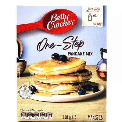 440g BETTY CROCKER Pancake Mix进口贝蒂妙厨煎班戟饼制作用粉