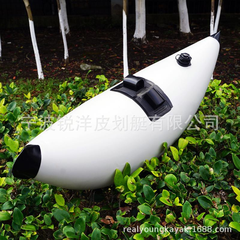 2025新款畅销皮划艇充气浮筒平台舟浮桶单色浮力大钓鱼艇浮筒