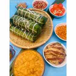 深圳大鹏南澳特色非遗纯手工海胆粽子鲍鱼粽鱼胶粽瑶柱粽礼盒装