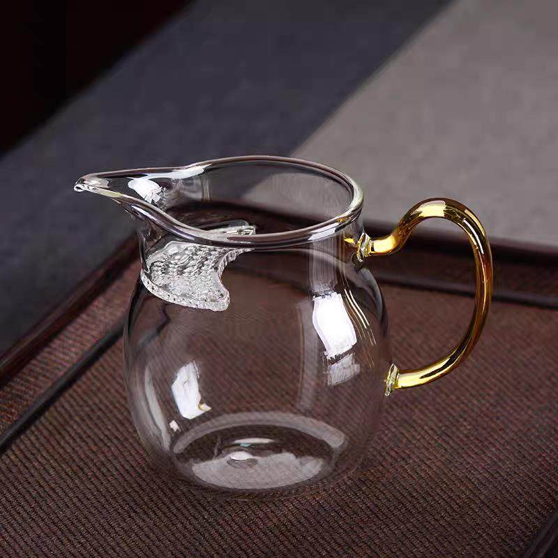 新款泡茶公道杯玻璃高档茶漏一体大容量绿茶月牙分茶器匀公杯茶海,餐饮具,公道杯,淘宝优惠券,粉丝福利购,淘宝优惠卷