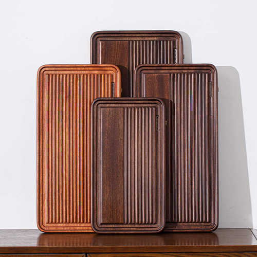 花梨木茶盘家用整块长方形功夫茶具排水中式新款客厅实木泡茶台