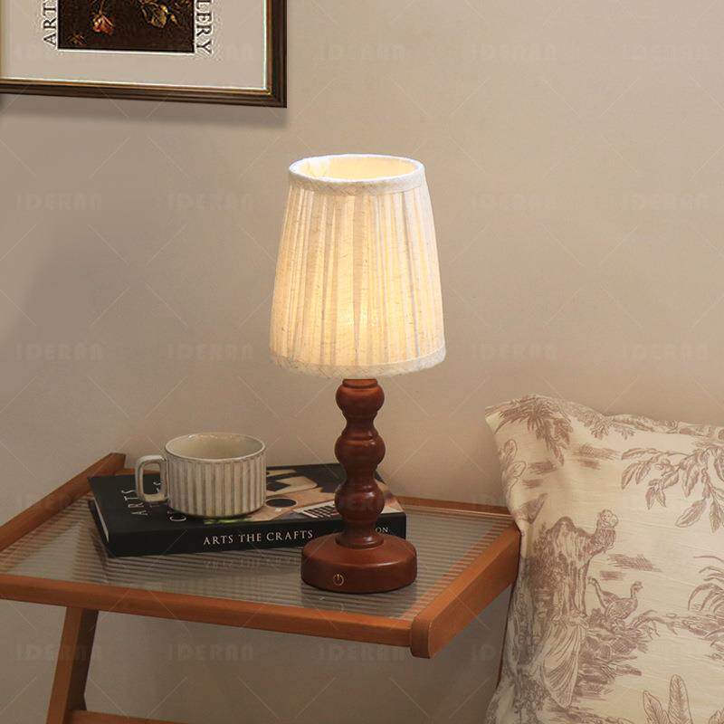 法式中古小台灯充电美式高端复古主卧室葫芦灯床头氛围小夜灯新款