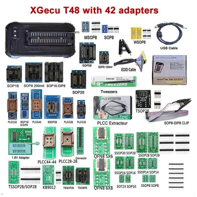 T48 TL866II升级程式设计器笔记本 BGA液晶主板bios 汽车 NAND烧