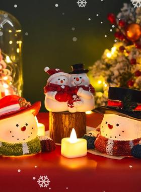 2025年新款客厅摆件旺宅摆件创意圣诞装饰家居儿童房桌面小动物圣