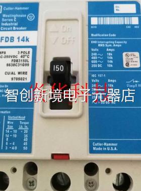 卡特拉汉 Cutler-Hammer 断路 5器 莫FDB14k FDB3150L10A议价