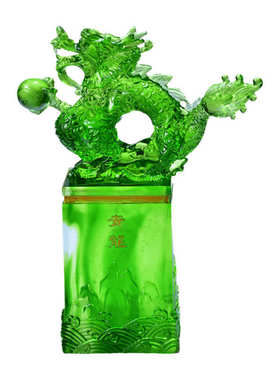 琉璃四神兽摆件青龙朱雀玄武白虎中国风客厅玄关办公室摆放工艺品