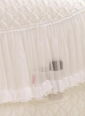 百搭丝包床头罩床头AL100835套床蕾头盖巾靠盖布软欧式背防尘罩简