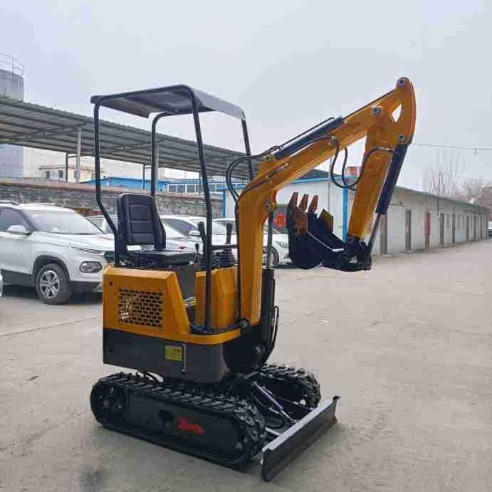 果微掘挖小型挖机微一型166农家用多功能挖机旋耕机园工地迷你吨