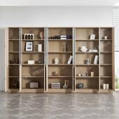 办公室老板室背景资料文件带柜玻璃锁落新文01地柜置物书柜子理经