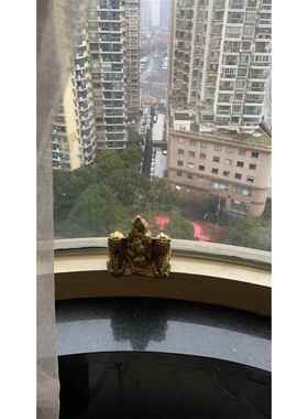 户型缺角路冲墙角壁刀反弓天斩狮子路口剪刀镇宅摆件石敢当客厅中