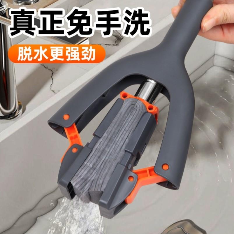 台面小拖把多功能手持拖布免手洗轻便茶吧浴室厕所吸水厨房一拖净