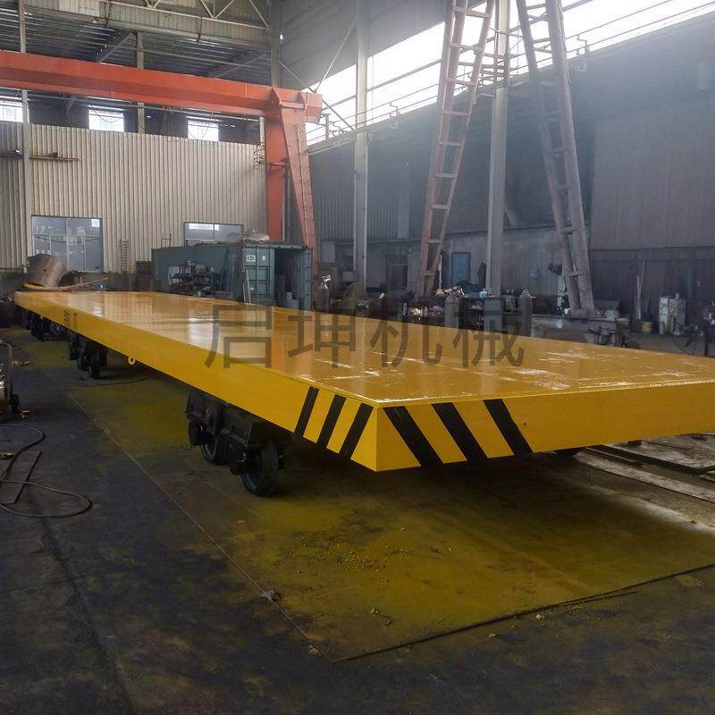 空压机水泥管模具转运地爬车车间有轨过跨车矿用重型平板车