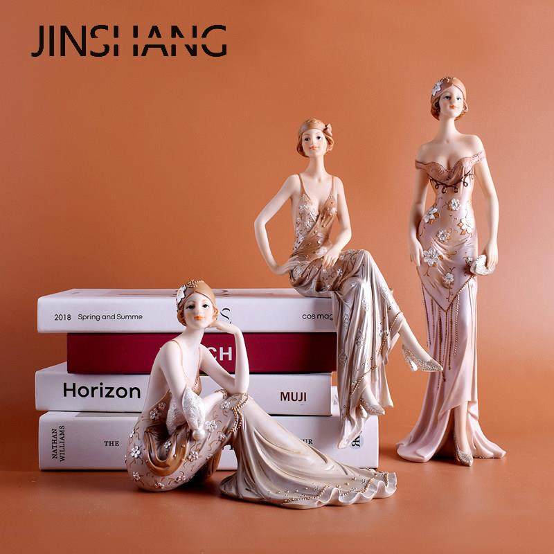 欧式女郎时尚美女摆件家居装饰品客厅酒柜玄关软装摆设结婚礼物,家居饰品,装饰摆件,淘宝优惠券,粉丝福利购,淘宝优惠卷