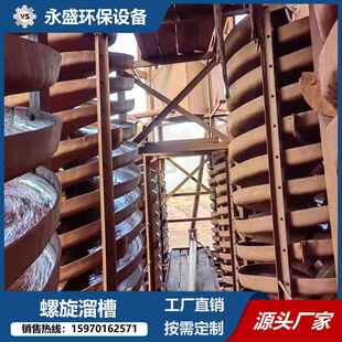 非韦洲螺津巴不TPU红土铬矿重选设备玻璃钢铬矿用旋溜槽叶生产厂