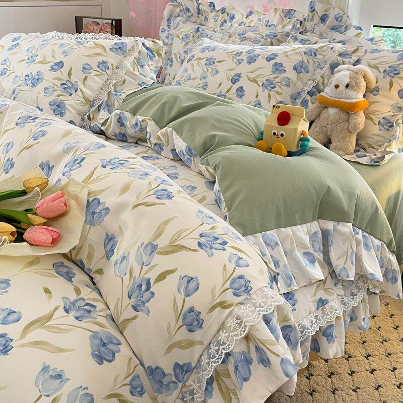 新款公主风云柔棉四件套A类母婴级床单被套家用床上用品厂家
