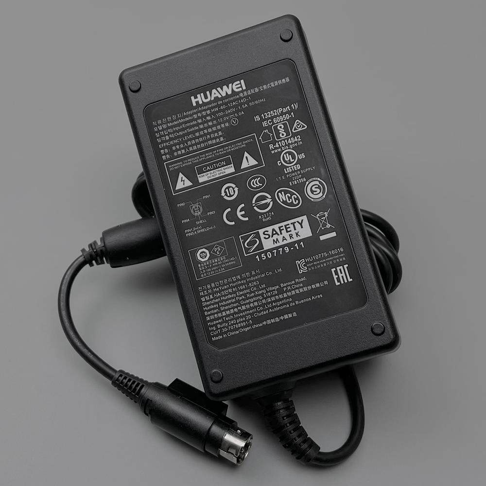 华为防火墙USG6320 电源适配器 12V5A 电源线 变压器 四针395343