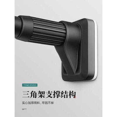 5DBJ批发免打孔伸缩晾衣杆窗帘杆挂衣杆卫生间撑杆支架晒衣5米超