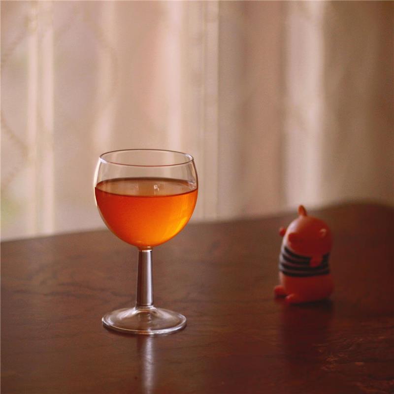 覆古法式小酒馆杯星球杯巴黎小酒馆玻璃杯高脚杯红酒杯精致水杯