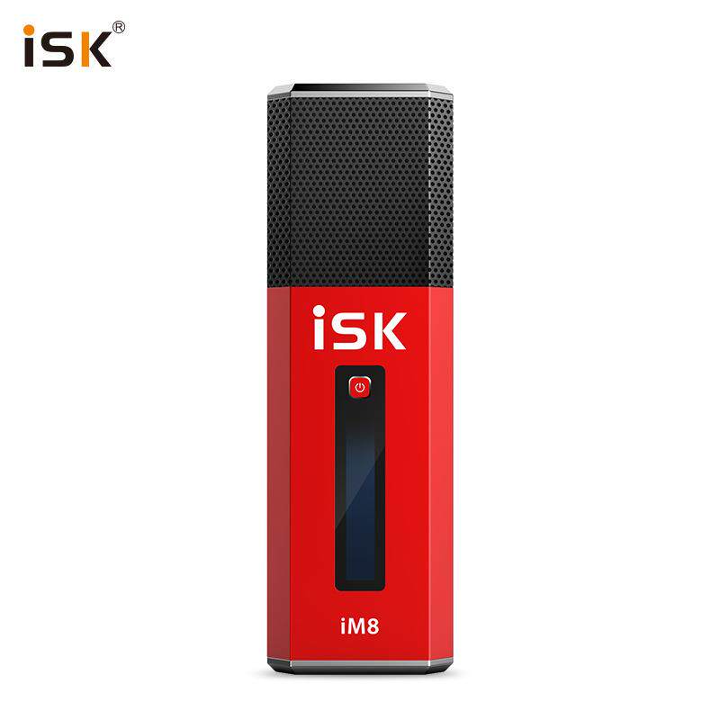 ISK im8手机内置声卡麦克风 k歌神器主播直播喊麦设备多功能话筒