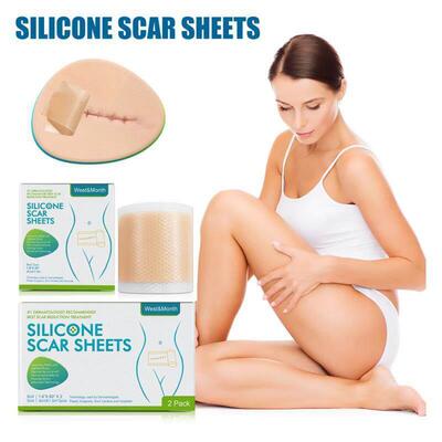 Self-Adhesive Scar Removal Silicone Gel Tape Sticker Sheet
