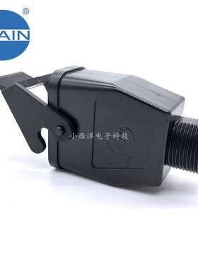 HC.P-CCT-1L-PG16 WAIN唯恩重载连接器 PAFS18 黑色塑料对接壳