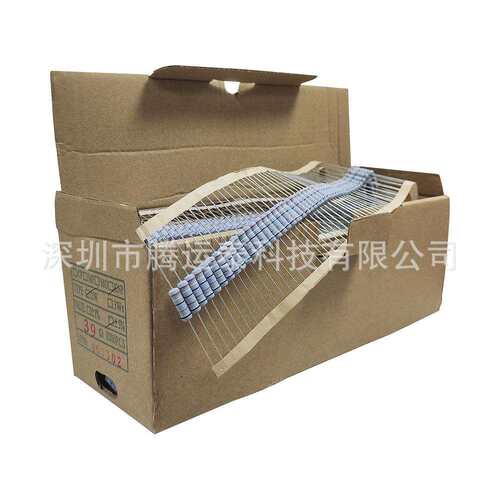 线绕电阻 2W 39R 39Ω 39欧 精度5% 插件电阻 编带 1K个 盒 环保