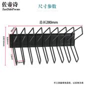 衣柜橱ZDS K型柜样架板壁块展示架铝挂色板架大理石扣板支撑子展