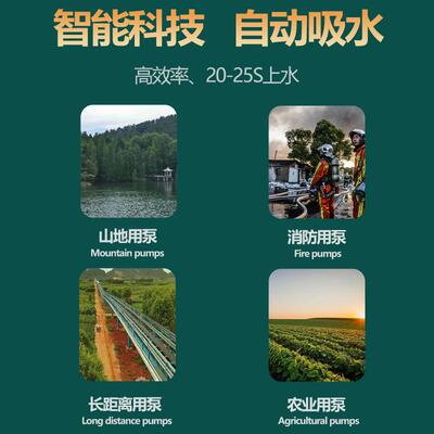 2寸3寸4寸油机水泵抽水泵农便用灌溉抽柴水携VTT可手启动电启动