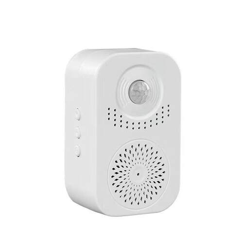 疫情感防控出门语音器智提示器欢迎光临感应能门铃红外应BQ迎宾器