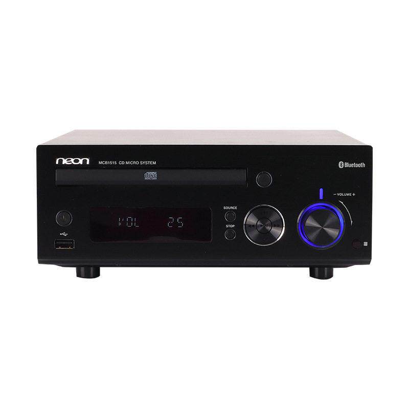 NEON NE-1536家用CD组合音响台式蓝牙播放器功放音箱高低音可调节