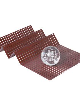 现代简约欧式红色铁艺折叠镂空网屏风摆件样板房售楼处软装饰品