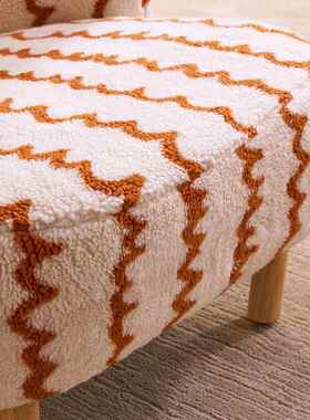 ZG-68763美式田园单人沙发椅卧室台民宿接待人日阳式网红古轻奢懒