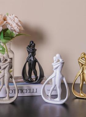 创意情侣结婚礼物送新人伴侣一周年纪念日闺蜜新婚家居装饰品摆件