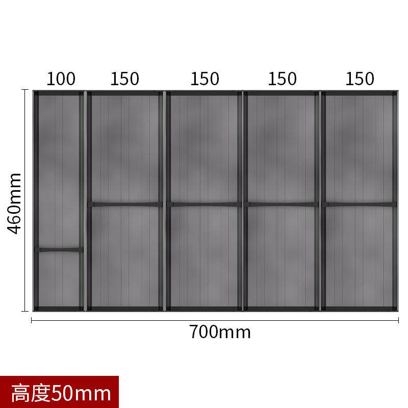 具分隔5zw筷子刀叉收纳盒纳格铝合金橱柜整理厨房厨具餐具抽屉收