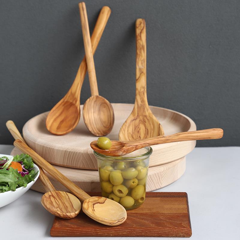 清仓丹麦Scanwood橄榄木铲子不粘锅专用木铲菜锅铲家用厨房耐高温