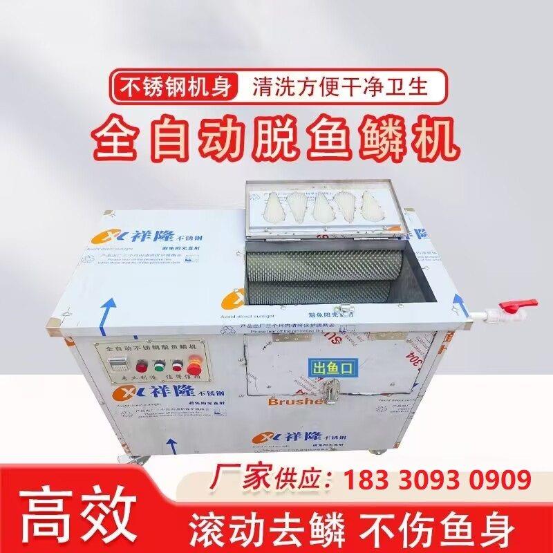 大型全自动商用鱼鳞机鱼鳞刨刮除鱼鳞机不锈钢脱鱼鳞机除去鱼鳞机