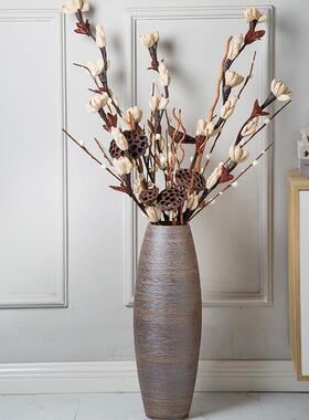 地大号花瓶轻奢式客厅电F968THST视柜现代玄关干花落插花欧饰高号