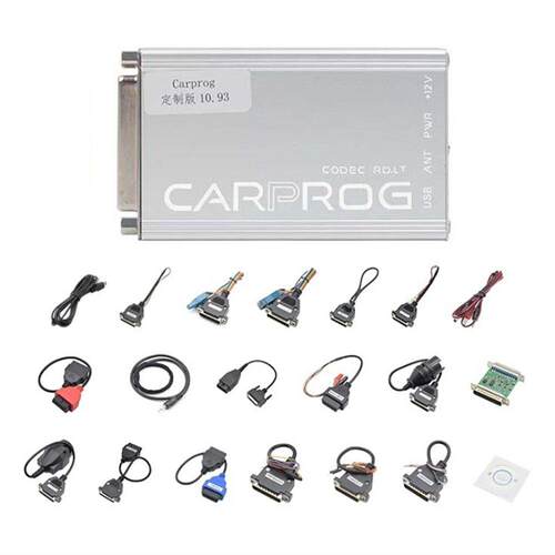 CARPROG V10.93 FULL ECU气囊复位检测 全套21接头配件齐