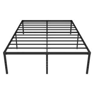 铁艺床金属铁架床1米5单人折叠床双人床1米8卧室公寓铁床钢架