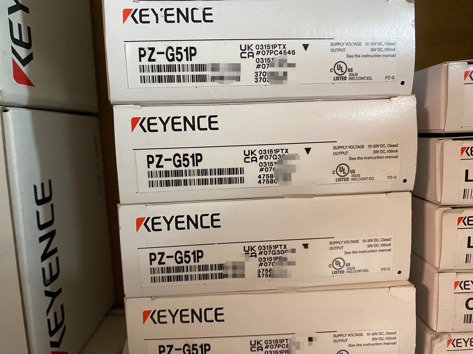 基恩士PZ-G51P，全新正品码盒一致。