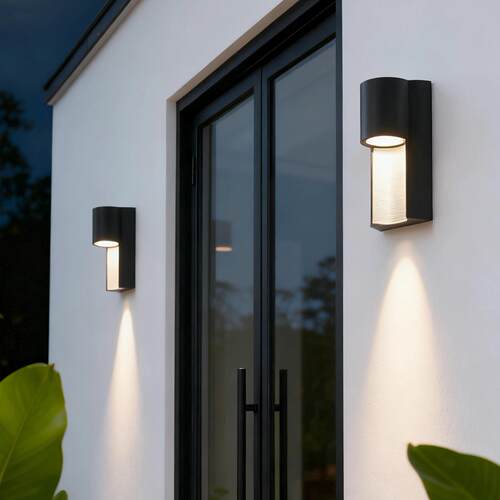 led户外壁灯防水洗墙射灯室外庭院阳台楼梯过道墙壁灯卧室床头灯