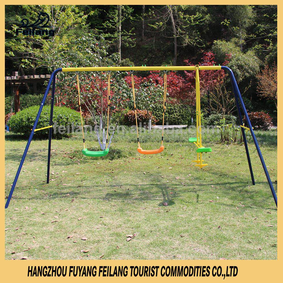 工厂户外儿童秋千架A字秋千吊椅荡秋千家用庭院游乐设备TRU4