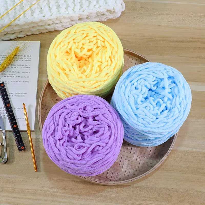 165克单股小冰条线粗毛线围巾线棒针线针织手工编织帽子钩鞋细线