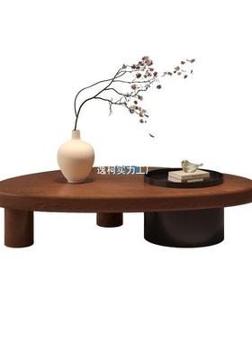 中用古风LEP原实木款茶桌茶几客厅简约家异形新小户型创意木