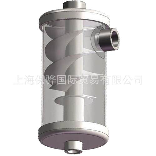 DN40螺旋式气液分离器安装在蒸发器出口用于≤10Nm³/min空气除湿