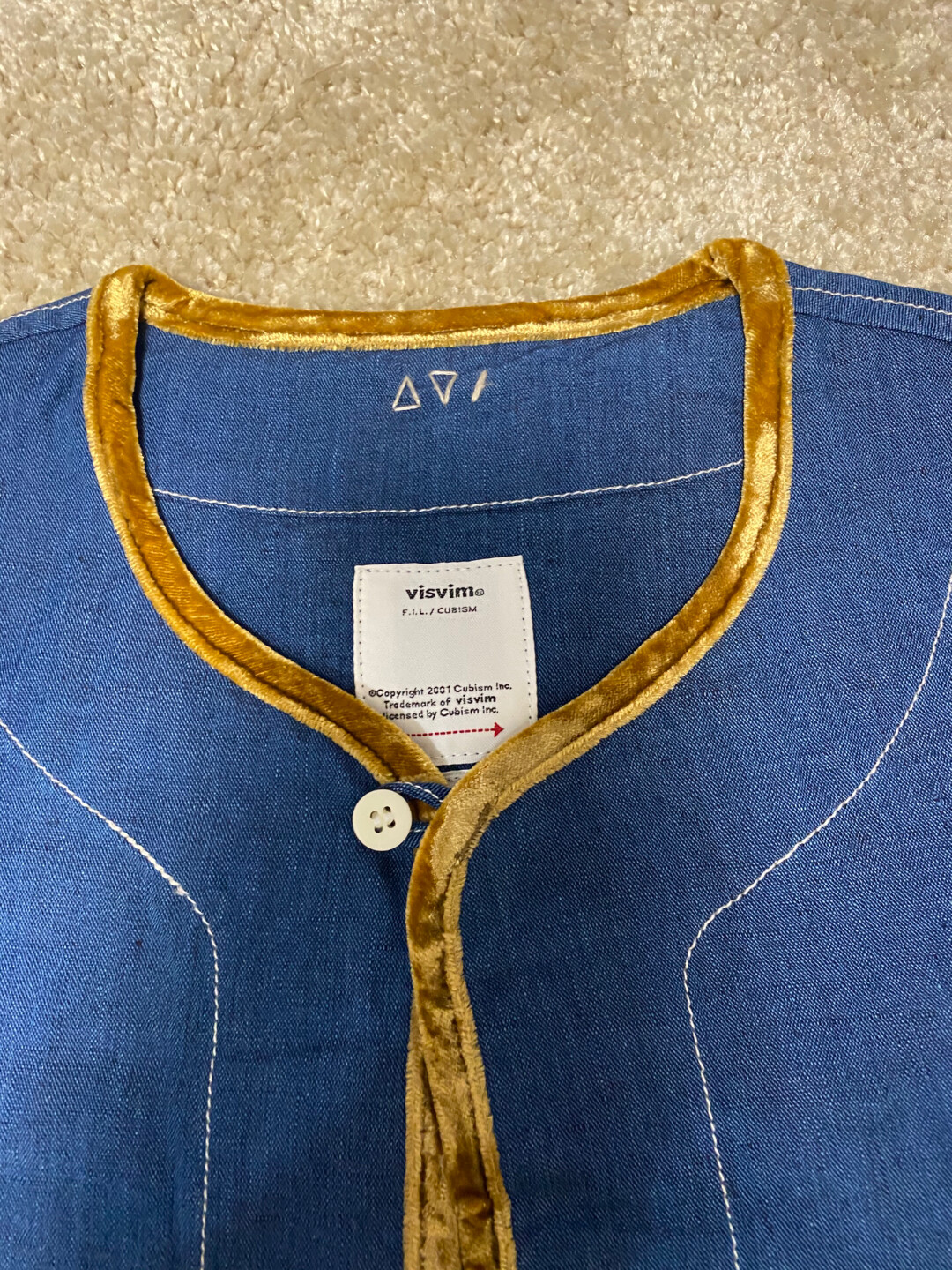 VISVIM 19AW BORDER TUNIC P.O — back
