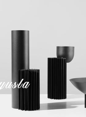 简约插干花瓶RSX花器客厅茶吧台柜几厅摆件家居客厅板样间软装饰