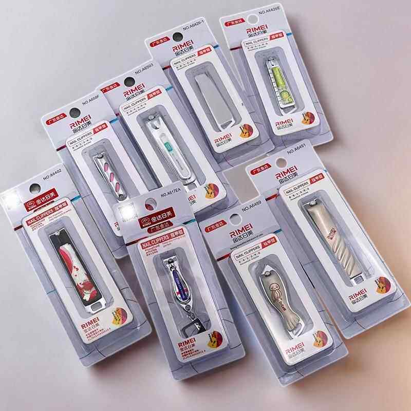 金达日美指甲钳独立包装单个大号中号小号平口斜口指甲剪刀套装