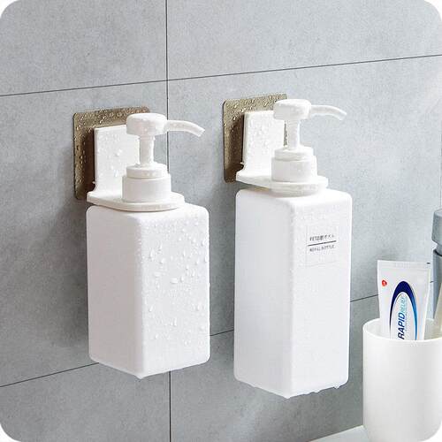 Bathroom Storage Shower Gel Hanging Rack Suction Wall-mounte